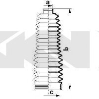 Пильовик рульового механізма GKN/Spidan 84080 (фото 1)