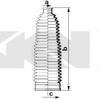 Пильовик рульового механізма GKN/Spidan 84084 (фото 1)