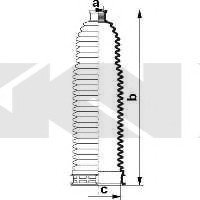 Пильовик рульового механізма GKN/Spidan 84085 (фото 1)