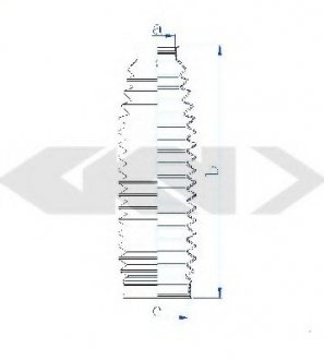 Чохол захисний GKN/Spidan 84120 (фото 1)