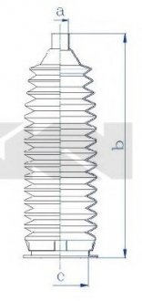 Фото 1 - чохол захисний GKN/Spidan 84228 Чохол захисний GKN/Spidan 84228 (фото 1)