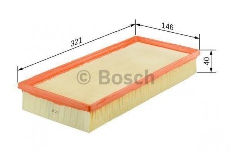Фільтр повітря Bosch F 026 400 452 (фото 1)