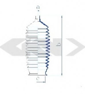 Чохол захисний GKN/Spidan 84146 (фото 1)