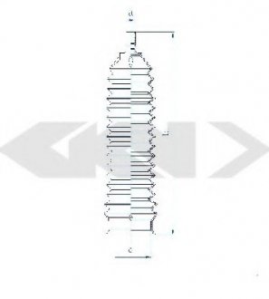 Чохол захисний GKN/Spidan 84163 (фото 1)