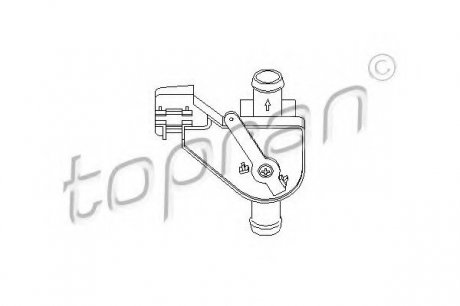 Регулирующий клапан охлаждающей жидкости TOPRAN 102 654 (фото 1)