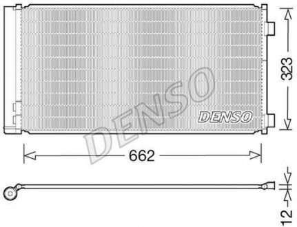 Радіатор кондиціонера Bmw Denso DCN05103 (фото 1)
