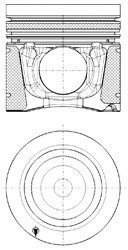 Поршень Kolbenschmidt 40 270 600 (фото 1)