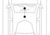 Трос ручного тормоза зад. CORSA D 5door 07- (1490, 1256+1478, 1242) COFLE 11.5774 (фото 2)