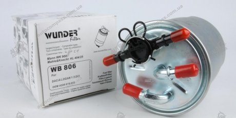 Фильтр топливный WUNDER FILTER WB 806 (фото 1)