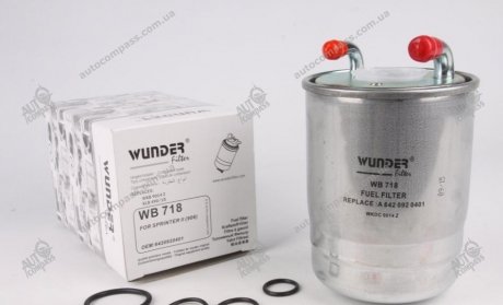 Фильтр топливный WUNDER FILTER WB 718 (фото 1)