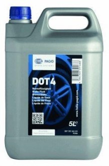 Тормозная жидкость DOT4 (5L.) HELLA PAGID 8DF355360-031 (фото 1)