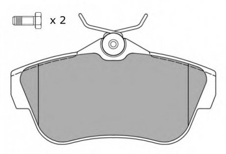 Колодки тормозные задні FBP-1494 Fremax FBP1494 (фото 1)