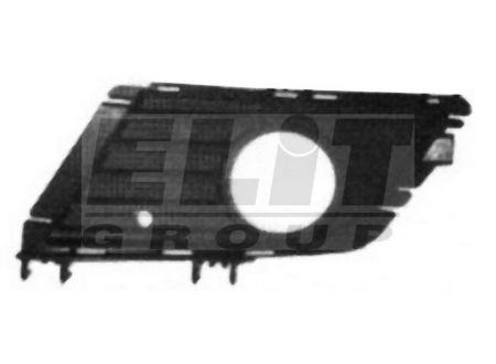 Решетка бампера переднего левая с отв. для противотуанок 11, 03- ELIT KH5023 9921 (фото 1)