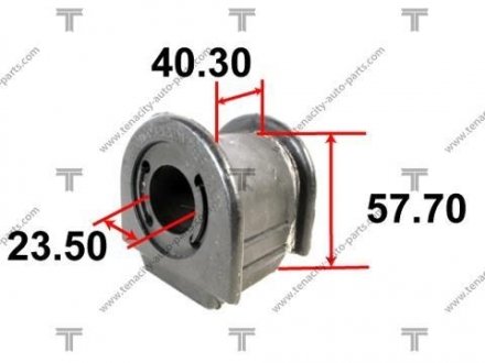 Втулка стабилизатора toyota camry 2.0, 2.5 86-90 TENACITY ASBTO1009 (фото 1)