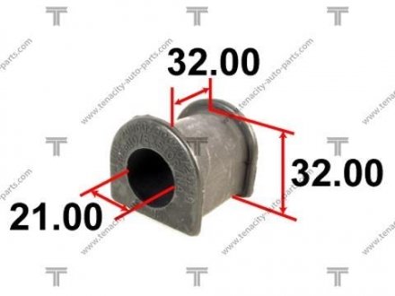 Втулка стабилизатора toyota premio 1.6, 2.0 97- TENACITY ASBTO1003 (фото 1)