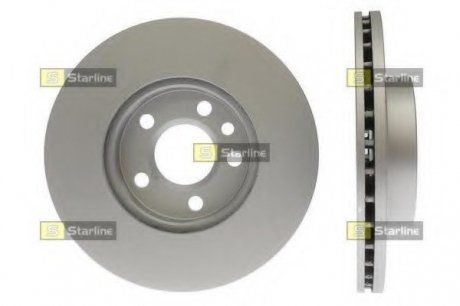 Диск тормозной окрашенный (антикорозионная обработка) STARLINE PB 2536C (фото 1)