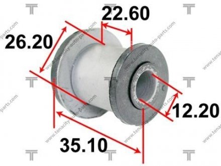 Втулка рейки рулевой toyota ipsum 01- TENACITY AAMTO1114 (фото 1)