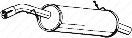 Задній. глушник,випускна сист. BOSAL 190-183 (фото 1)