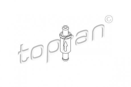 Клапан. провод стеклоомивателя TOPRAN 101 975 (фото 1)