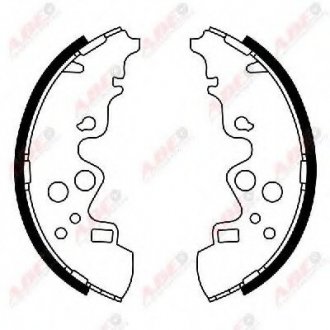 Гальмівні колодки, барабанні ABE C03051ABE