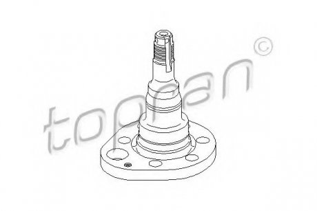 Ступиця задньої осі TOPRAN 102 821 (фото 1)