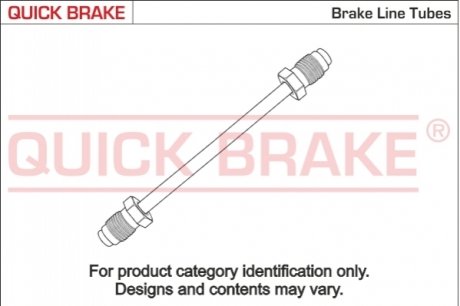 Гальмівна трубка з фітингами QUICK BRAKE CU0240AA (фото 1)