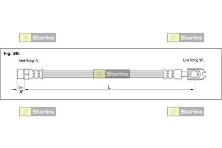 Тормозной шланг STARLINE HA EE.1245 (фото 1)