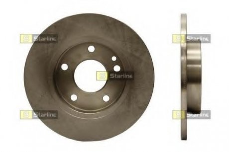 Гальмівний диск STARLINE PB 1384 (фото 1)