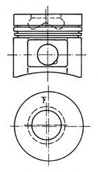 Поршень Kolbenschmidt 40 073 600 (фото 1)