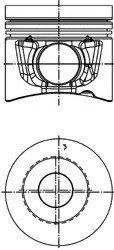 Поршень Kolbenschmidt 40 289 600 (фото 1)