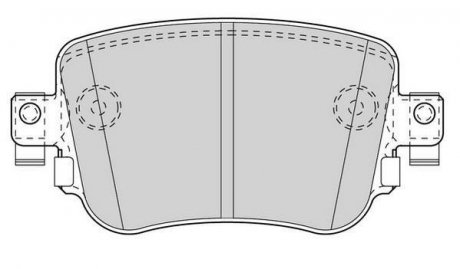 VW Колодки тормозные задн.Audi A1/Q3,Caddy IV 15-,Skoda Octavia III,Sharan 12- Jurid 573603J (фото 1)