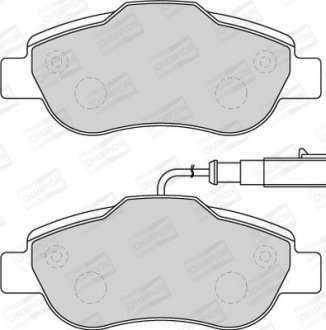 FIAT Колодки тормозные передн.Panda 03-,500,Ford Ka 08- Champion 573839CH (фото 1)