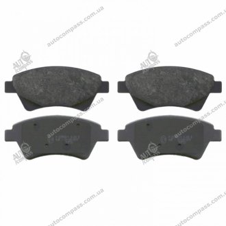 Комплект тормозных колодок, дисковый тормоз Febi 16477