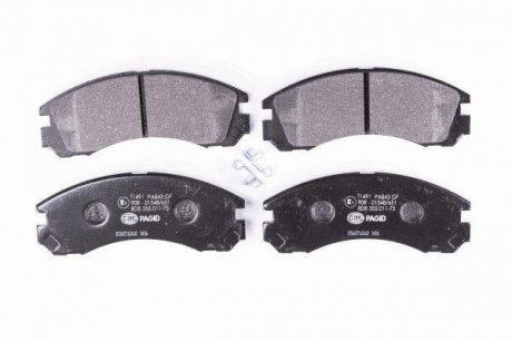 Колодки гальмівні дискові комплект; передн. HELLA PAGID 8DB355011-751 (фото 1)