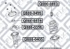 ПІДШИПНИК АМОРТ ПЕРЕДН TOYOTA CAMRY ACV3, MCV3 2001 Q-FIX Q0000539 (фото 4)