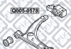 Сайлентблок задній переднього важеля без кронштейна Q-FIX Q0050578 (фото 3)