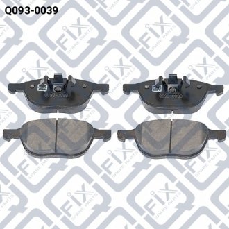 КОЛОДКИ ГАЛЬМІВ ПЕРЕДН MAZDA 3 BK-CR 02--FORD FOCU Q-FIX Q0930039