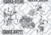 ПОДУШКА ДВИГУНА ПЕРЕДН (ГИДРО) HONDA CIVIC FD 2006 Q-FIX Q0020477 (фото 3)