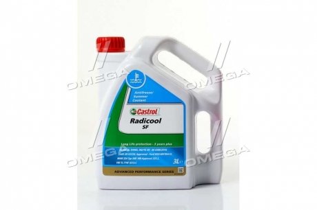 Фото антифриз Radicool SF (G12+) (Каністра 3л) CASTROL 15A3F5 Антифриз Radicool SF (G12+) (Каністра 3л) CASTROL 15A3F5