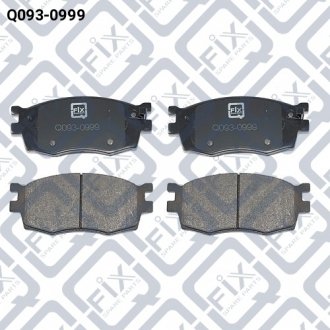 КОЛОДКИ ГАЛЬМІВ ПЕРЕДН RIO III 04.07-, ACCENT 06- Q-FIX Q0930999