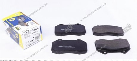 Комплект тормозных колодок, дисковый тормоз ICER 181679 (фото 1)