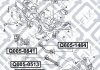 САЙЛЕНТБЛОК ЗАДН Тяги MAZDA 3 BK 2003-2008 Q-FIX Q0051464 (фото 1)