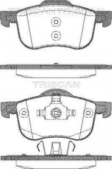 Колодки гальмівні для дискових гальм Triscan 8110 27003 (фото 1)