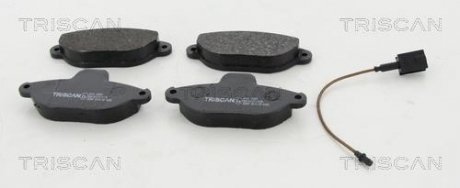 Колодки гальмівні для дискових гальм Triscan 8110 15051 (фото 1)