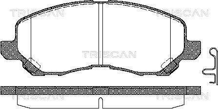 Колодки дискового тормоза Triscan 8110 42019 (фото 1)