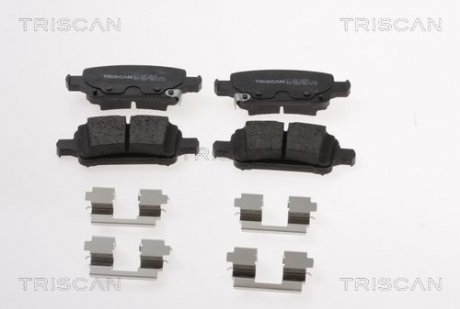 Колодки гальмівні для дискових гальм Triscan 8110 24893 (фото 1)