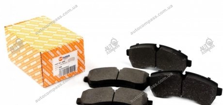 Колодки гальмівні, передні AUTOTECHTEILE 100 4309