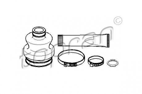 Комплект пылника, приводной вал TOPRAN 401 236 (фото 1)