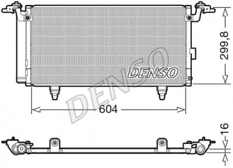 Радиатор кондиціонера Subaru Denso DCN36005 (фото 1)