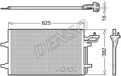 Радіатор кондиціонера Volvo Denso DCN33009 (фото 1)